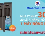 Tài Trợ Miễn Phí Máy Nóng Lạnh Cho Khách Hàng Sử Dụng 30 Bình Nước Satori